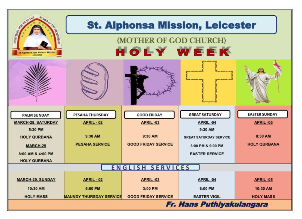 Holy Week 2026